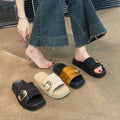 Popular thick soleplatform shoes slippers for women summer outwearcasualnew arrivalkorean style outing plaidclassy sense sandals and slippers