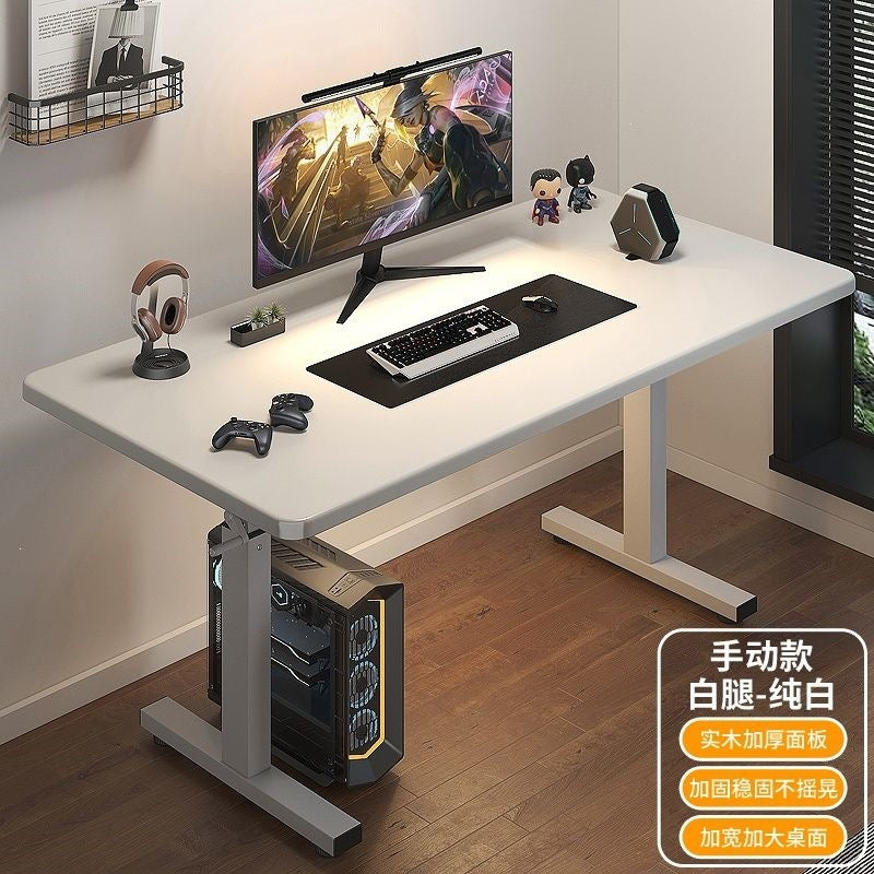 Electric adjustable desk - heavy-duty, reinforced legs - perfect for home office, gaming, study, and computer use