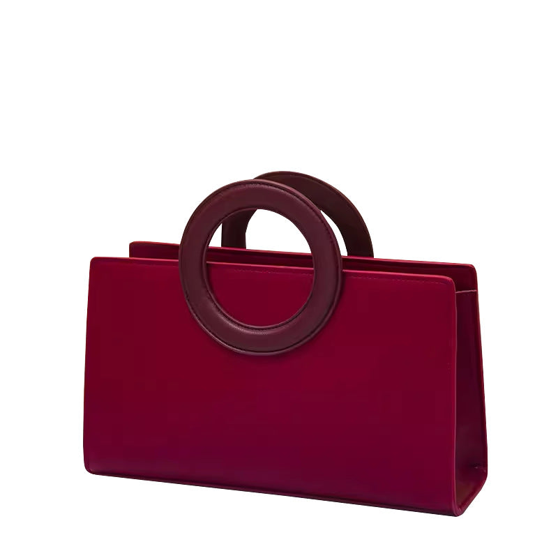 Bridal bag red wedding bag niche design bag 2025 new high-end single shoulder crossbody handbag exquisite