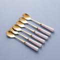 Pink gold spoon