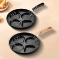 Manufacturer wholesale personalized medical stone porous non-stick frying pan for homemultifunctional omelette handy gadget small flats frying pan