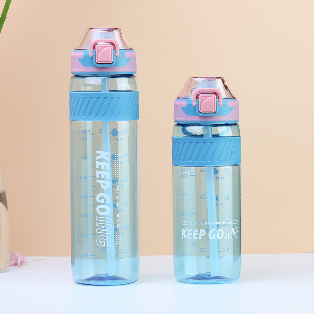 Factory custom plastic cup portable sports water bottle minimalist creative tumbler durable leak-proof travel mug with straw
