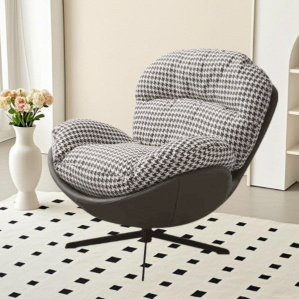Factory direct single eggshell chair - living room sofa, home lazy chair, designer retro casual swivel sofa chair
