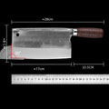 Bearing steel old-fashioned hand-forged for home slicing and chopping knife commercial chopping knife barbecue stall yangjiang kitchen knife