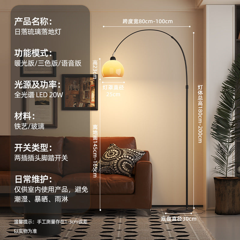 American retro fishing lamp living room atmosphere sofa side table lamp floor lamp medievalvintageclassy bedroom lamp