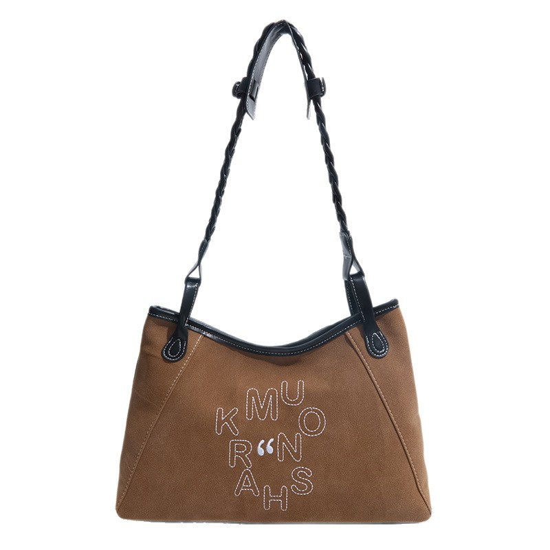 Korean-inspired, effortlessly chic, and uniquely designed shoulder bag for women. new for 2025, this high-end, sophisticated underarm bag offers a spacious tote capacity