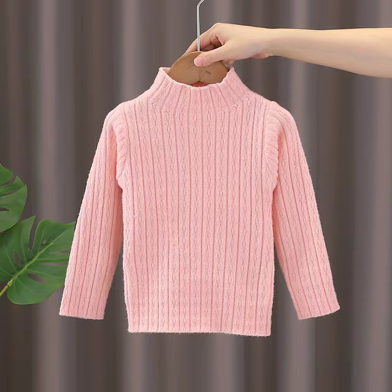 Kids' sweater: new  winter collection - knitted top, fleece-lined, anti-pilling, stylish and warm base layer for babies