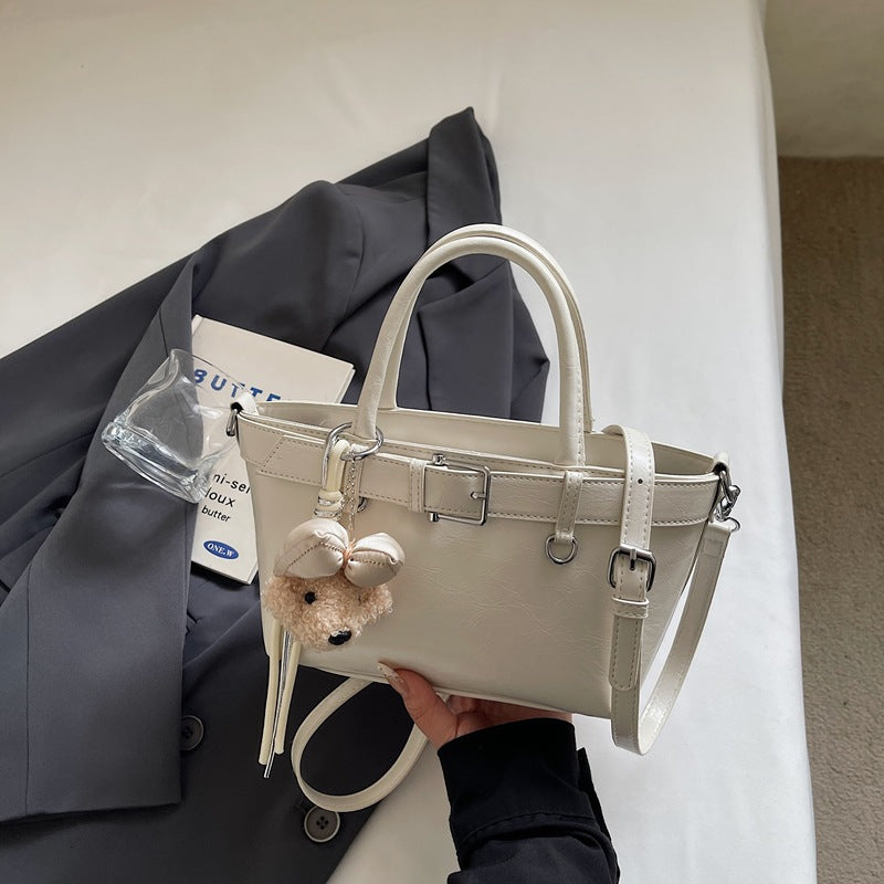 2026 spring new trendy women's bag dopamine minimalist tote bucket bag high-quality versatile large capacity crossbody bag