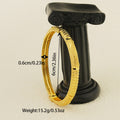 middle eastern 24k gold-plated copper sanskrit bangle for women, suitable for brides, weddings, parties, and everyday wear