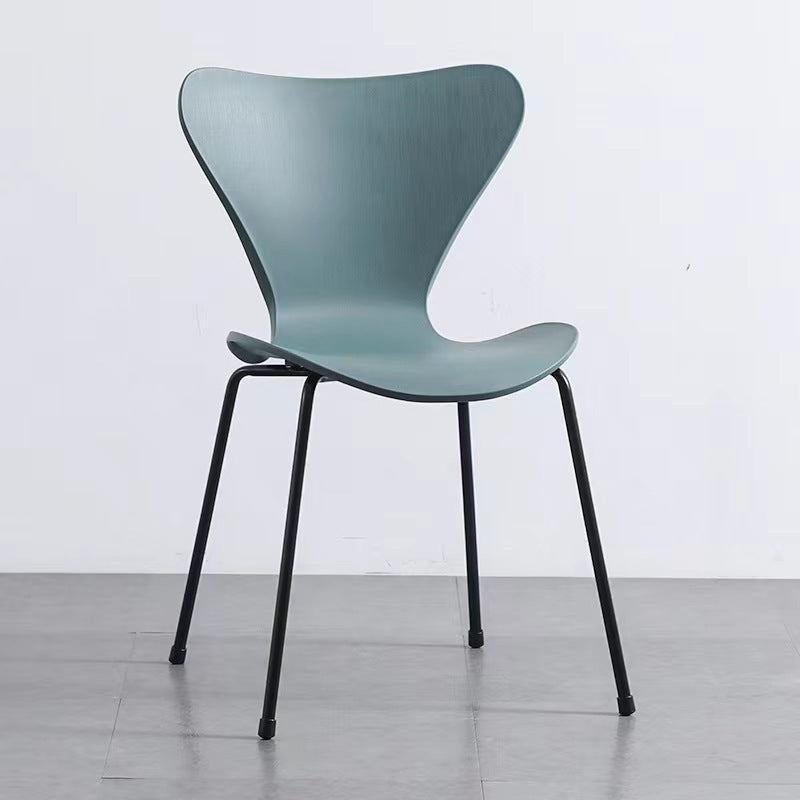 Backrest chair Modern simple casual ins Internet celebrity streamlined negotiation restaurant desk chair Home hotel dining chair