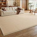 Cooling mat rug for living room, vintage style, summer ice silk, wash-free, wipeable, sofa coffee table, high-end light luxury floor mat, stain-resistant