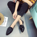 Springk-stylebows pointed toe casuallow ankleflats women's flatsflatscasual slip-on work clothing women's leather shoes