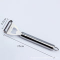 Stainless steel creative smiley face peeler & bottle opener - 2-in-1 kitchen gadget for home use - fruit peeler and corer