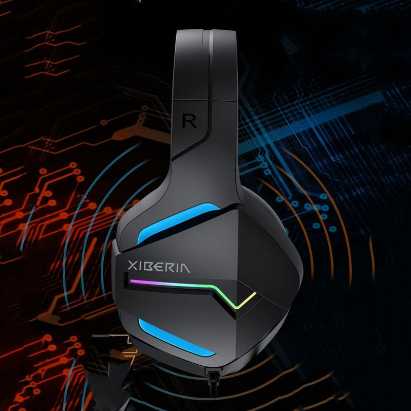 Siberia v23 wired competitive gaming headset usb 7.1 chicken listening slot line controlled microphone