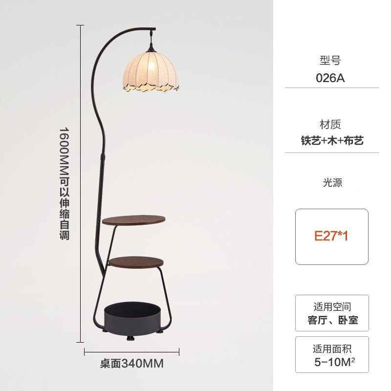 Used new arrival storage function floor lamp all-in-one grapefruit lamp living room sofa beside atmosphere coffee table fishing lamp