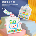 Rabbit magnetic drawing board - enhances focus, imagination, early education, and cognitive development for children