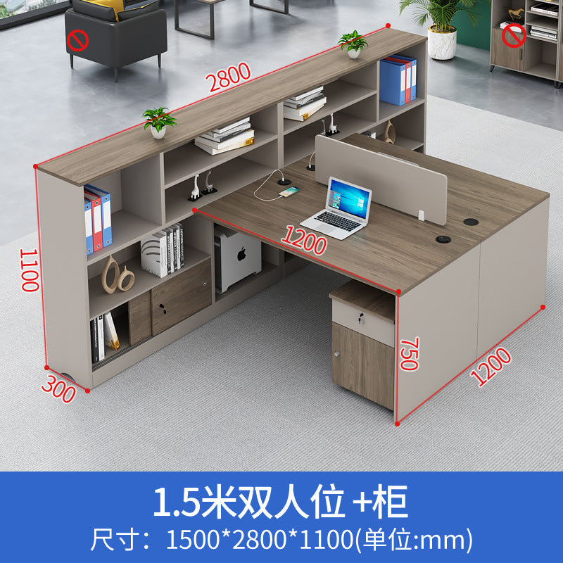 Screen desk partition clerk table office office building desk combination staff booth a802