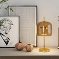 Modern minimalist glass table lamp - nordic style, light luxury design for master bedroom, living room, bedroom bedside - soft decoration design accent table lamp