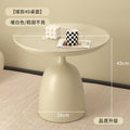 Influencer-approved iron side table - mini coffee table, bedside table, minimalist modern small round table, living room storage shelf