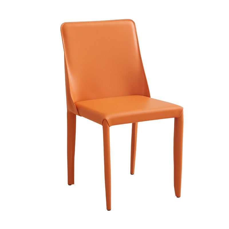 Italian saddle leather dining chair for homecasualpopular chair model room hotel restaurant dining table chair stool dining chair
