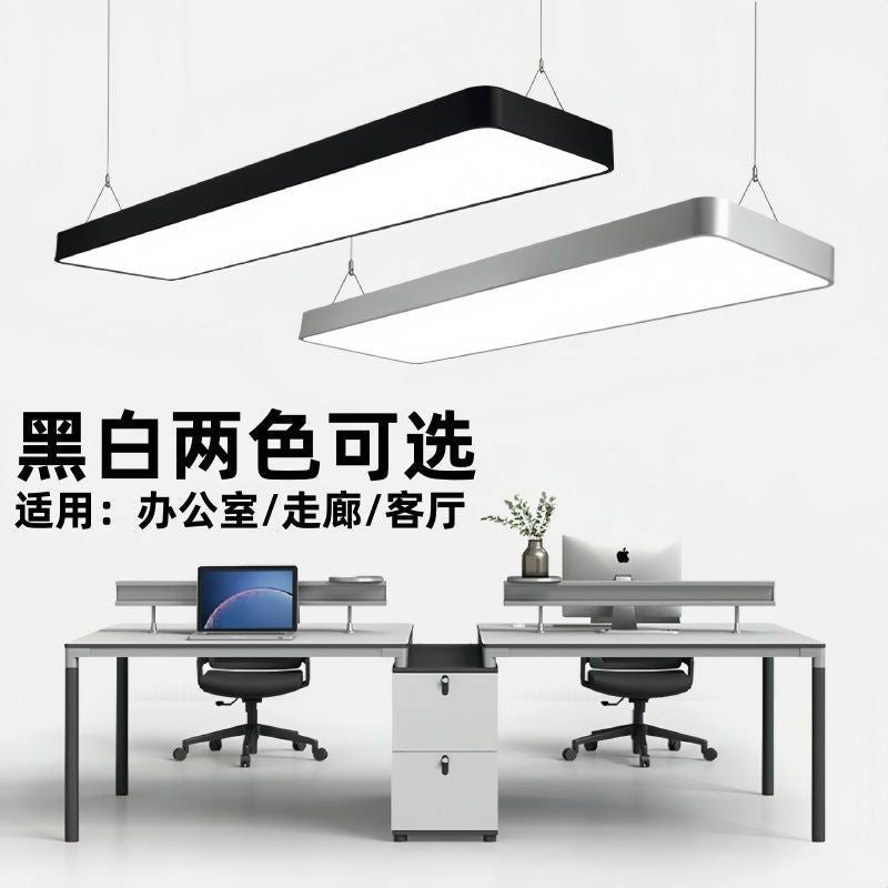 Led square tube linear light, office linear panel light, pendant light, gym, supermarket, shopping mall led linear pendant light