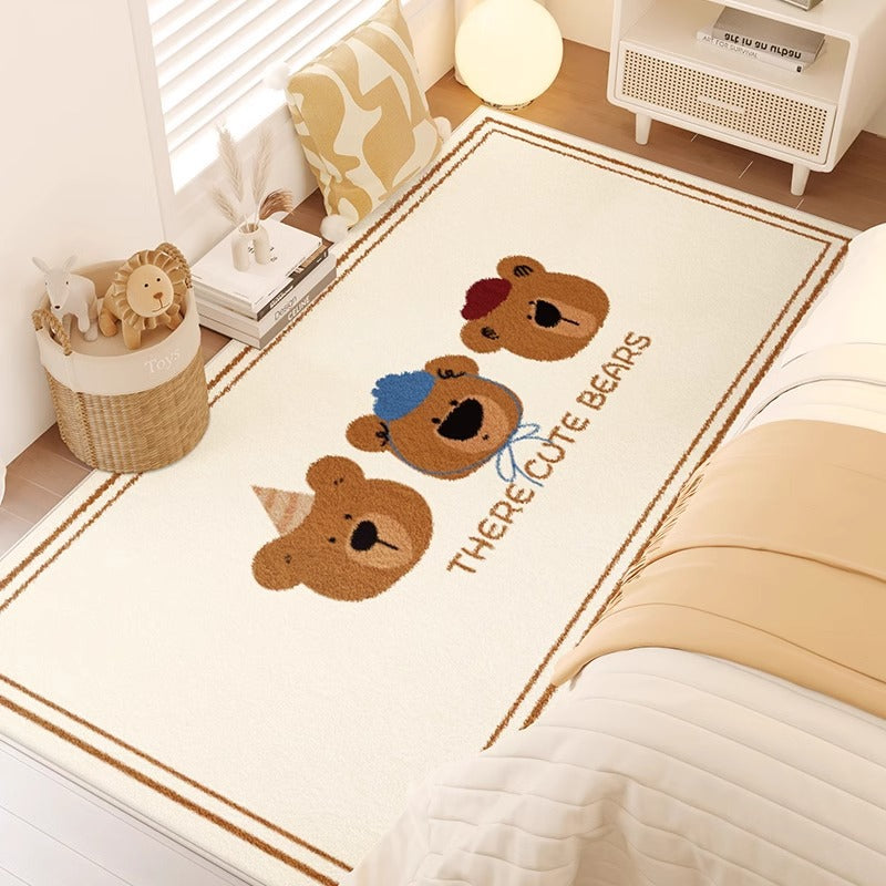 Carpet bedroom bedside blanket kids room cartoon new arrival room bedside cute thickened bed floor mat