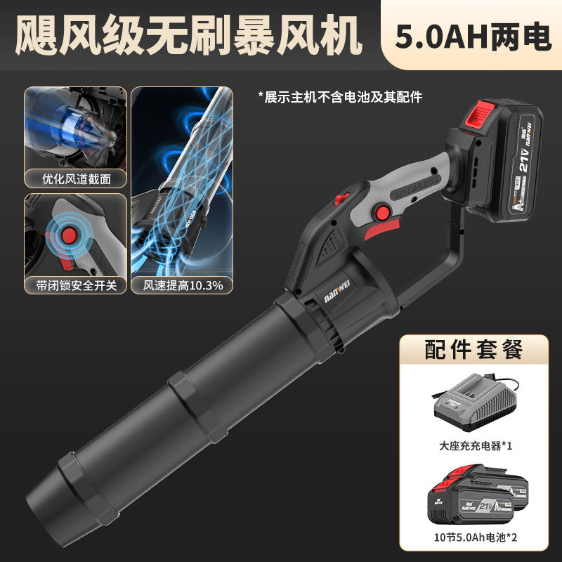 Nanwei lithium electric hair dryer rechargeable blower blower high power industrial grade blowing dust blowing fallen leaves blowing snow