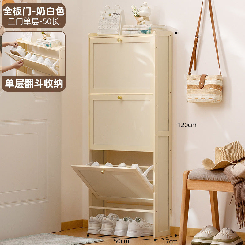 Simple shoe rack household door multi-layer with door dust-proof entry shoe rack shoe cabinet high vertical integrated storage rack
