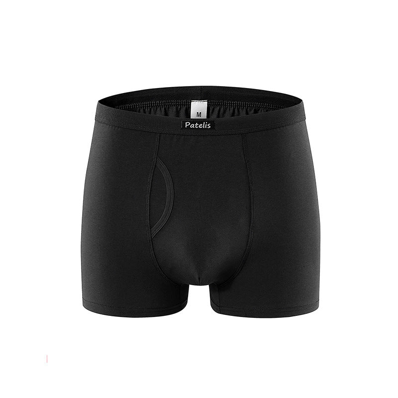 Men's large-size underwear, side-opening men's underwear, pure cotton boxer underwear,  special supply.