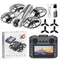 yl05 brushless drone - large screen remote control, hd aerial photography, optical flow positioning, obstacle avoidance, long-endurance remote control aircraft