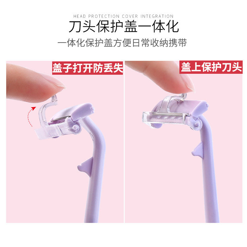 Shaving knife, anti-scratch armpit and leg hair, private parts, eyebrow razor, razor, female hair remover, female beauty