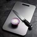 304 stainless steel cutting board antibacterial cutting board double-sided mildew-proof chopping board for home thickened chopping board rolling board