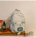 Macaron color cute french fries bear backpack for primary and secondary school students, large capacity, wear-resistant and easy to take care of, backpack