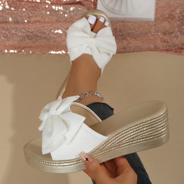 summer new arrival: plus-size wedge heel slippers for women (sizes 35-43). wholesale available. dropshipping for  &