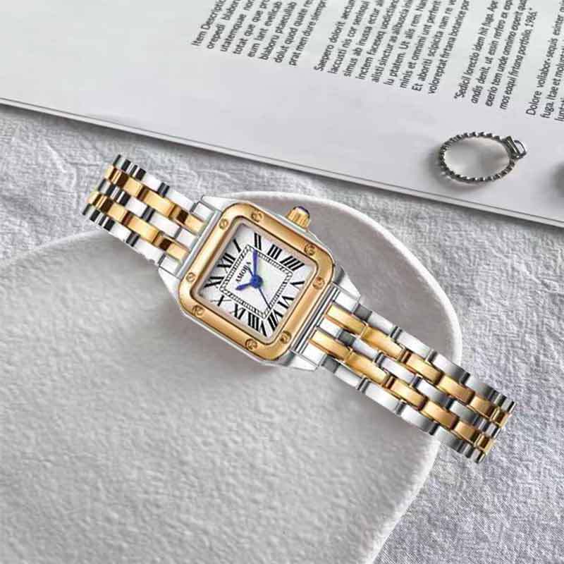 Xiangshiman small square manufacturer straight hair fashioneleganceretro roman classic women's watch quartz watch export watch