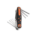 Folding hex key wrench set - metric & imperial, torx screwdriver, universal 6-point hex key wrench