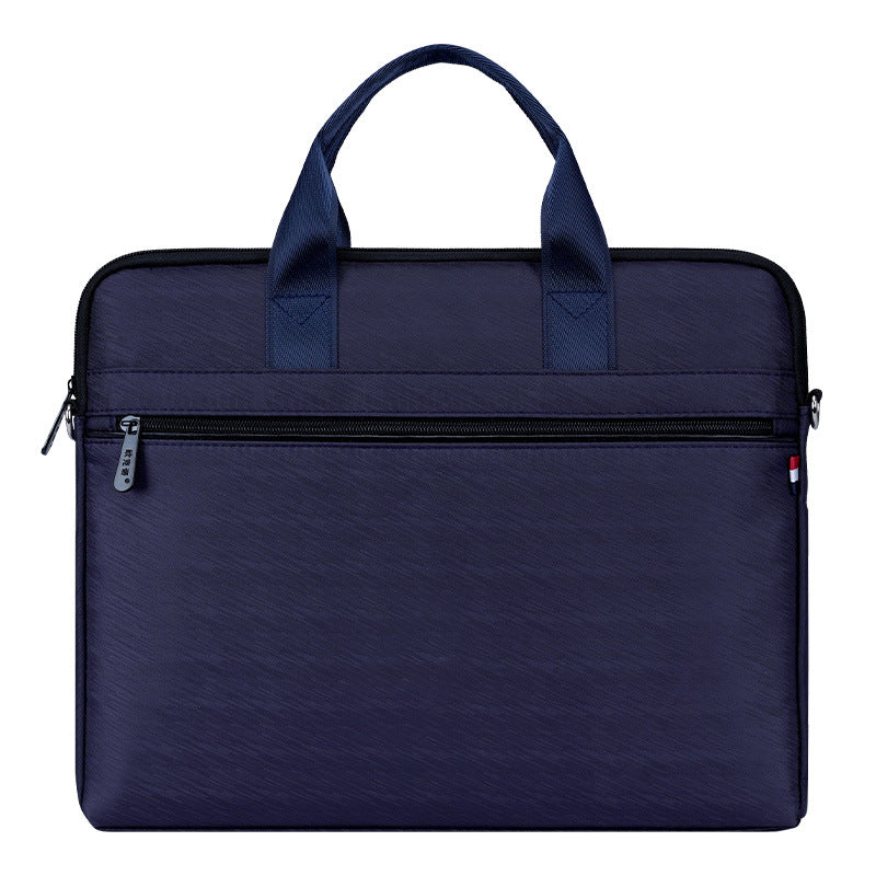 Conference briefcase document bag business handbag printed oxford cloth crossbody shoulder office document bag
