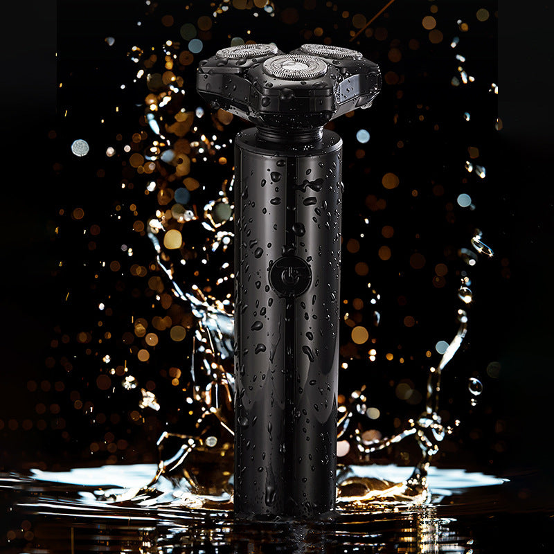 personalized all-in-one electric shaver anti-pinching three-blade washable digital display shaver rotate type