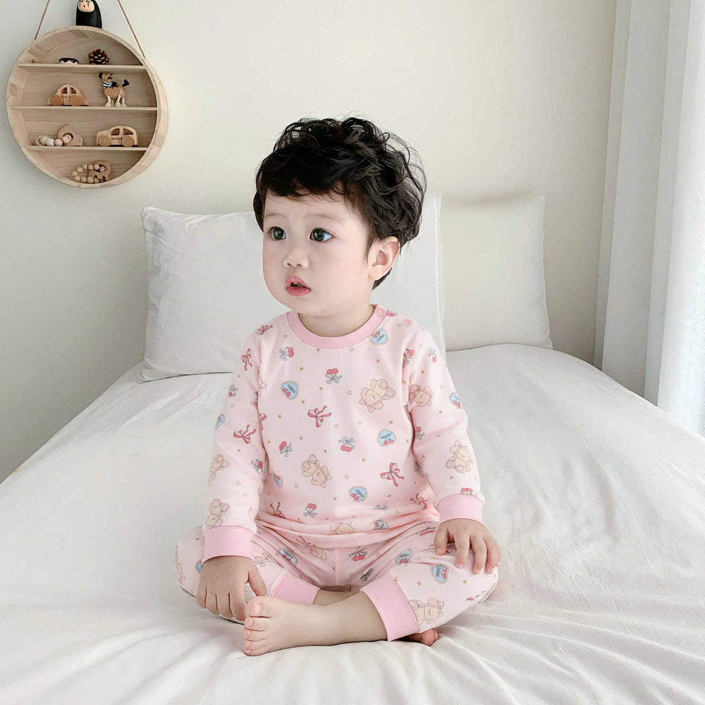 Baby pajamasintimates cotton spring & fallhigh waist belly protection newborn separatessuit baby autumn clothes and long trousers bottom clothes