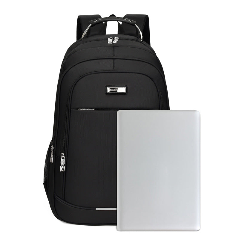 Custom logo backpack men's durable luggage bag large capacity outdoor leisure junior high school student travel backpack