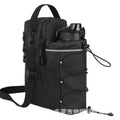 Waterproof gym magnetic water bottle bag outdoor multifunctional 5-piece strong magnetic attachment shoulder storage bag - direct from the factory