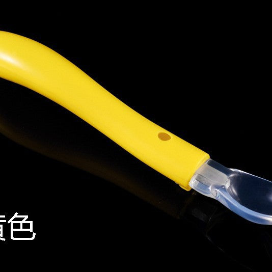 Directly from the manufacturer Child feeding tableware, baby silicone spoon, baby soft head spoon, baby spoon