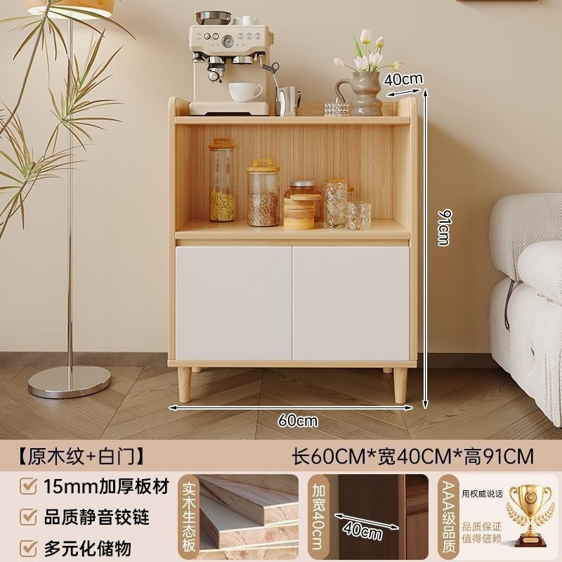 Sideboard storage cabinet, wall-mounted integrated cabinet, for home wall-mounted tea cabinet, coffee cabinet, living room locker, meal preparation cabinet