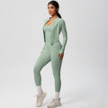 New cloud-like outdoor casual compression yoga set - quick-dry, high-waisted, slimming fitness activewear three-piece set
