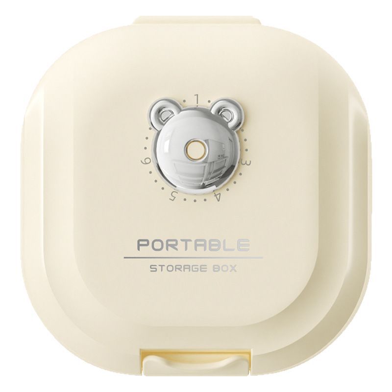 Medicine box sub-packing box portable seven days a week tablet sealed box moisture-proof medicine storage box mini medicine box