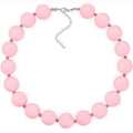 Amazon's new jewelry acrylic beaded necklace resin colorful beaded stylish necklace necklace for men and women