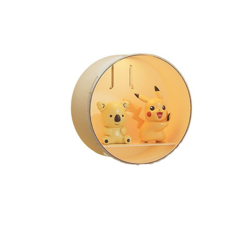 Blind box storage display stand Wall-mounted POP MART display box display Wall-mounted shelf Transparent figure cabinet