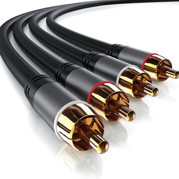 RCA lotus head coaxial audio output line audio power amplifier mixer adapter cable rca single head double head three heads