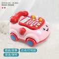 Infant & toddler light & sound telephone toy - educational & early learning pull-along toy for boys & girls