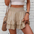 Fashion cross-border ins styleexportsummereasiest for match short skirt elastic high waist skirt design spring and summernew arrivalhigh waistslimming look